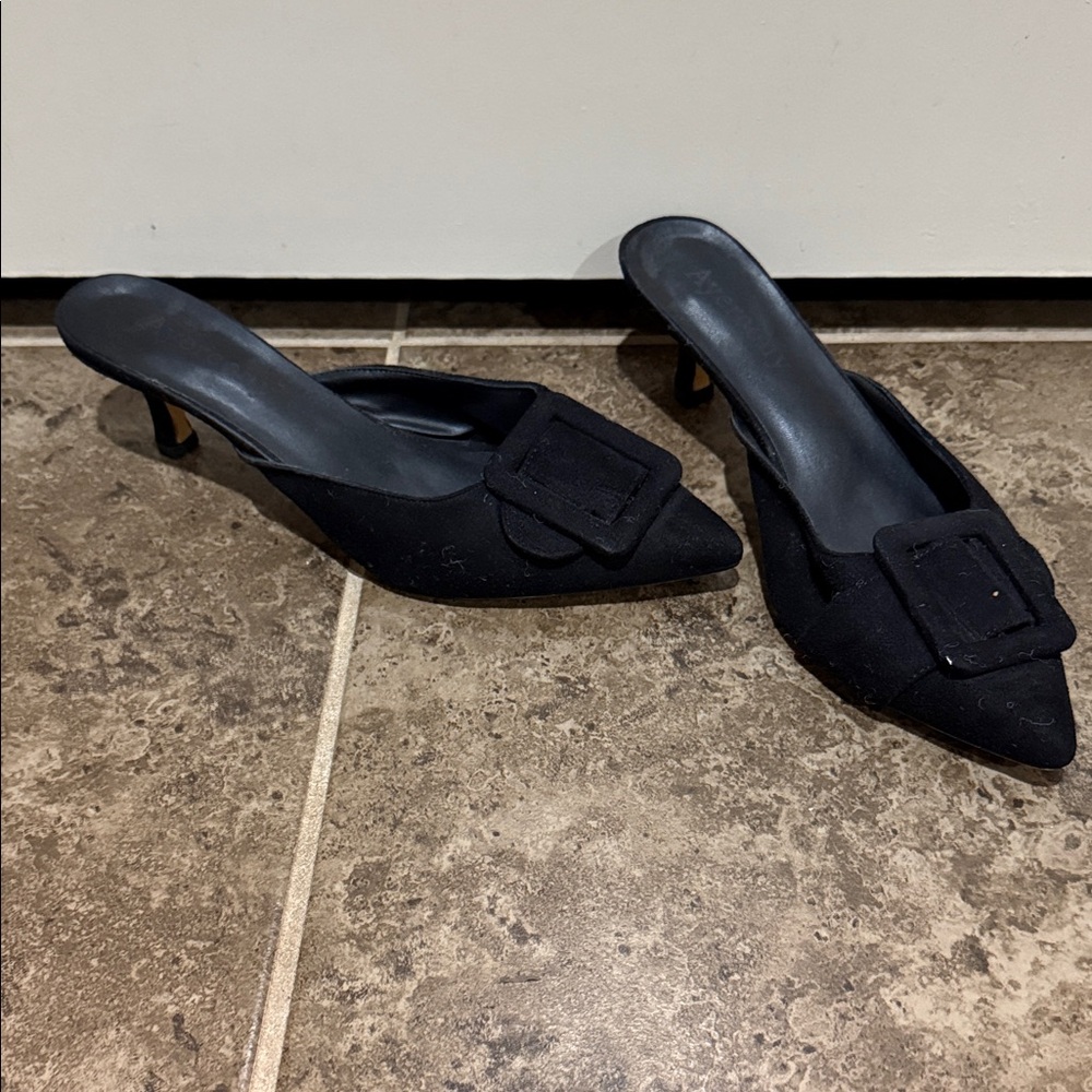Elegant Black Women's Mules